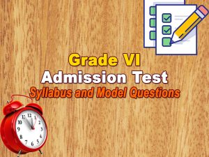 Admission Test for Grade 6