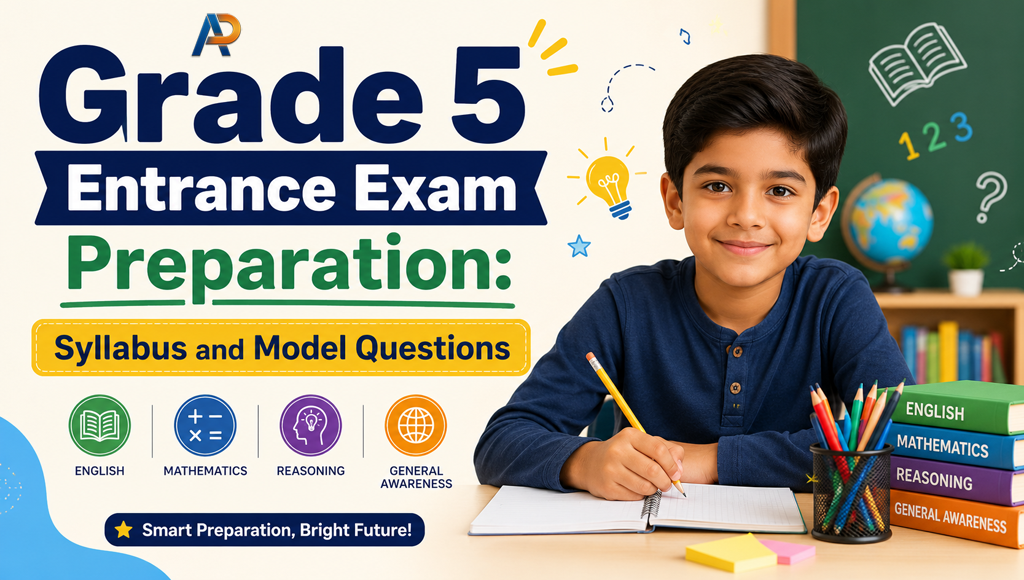 Grade 5 Entrance Exam Preparation: Syllabus and Model Questions Grade 5 Entrance Exam Preparation Syllabus and Model Questions