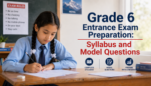 Grade 6 Entrance Exam Preparation: Syllabus and Model Questions