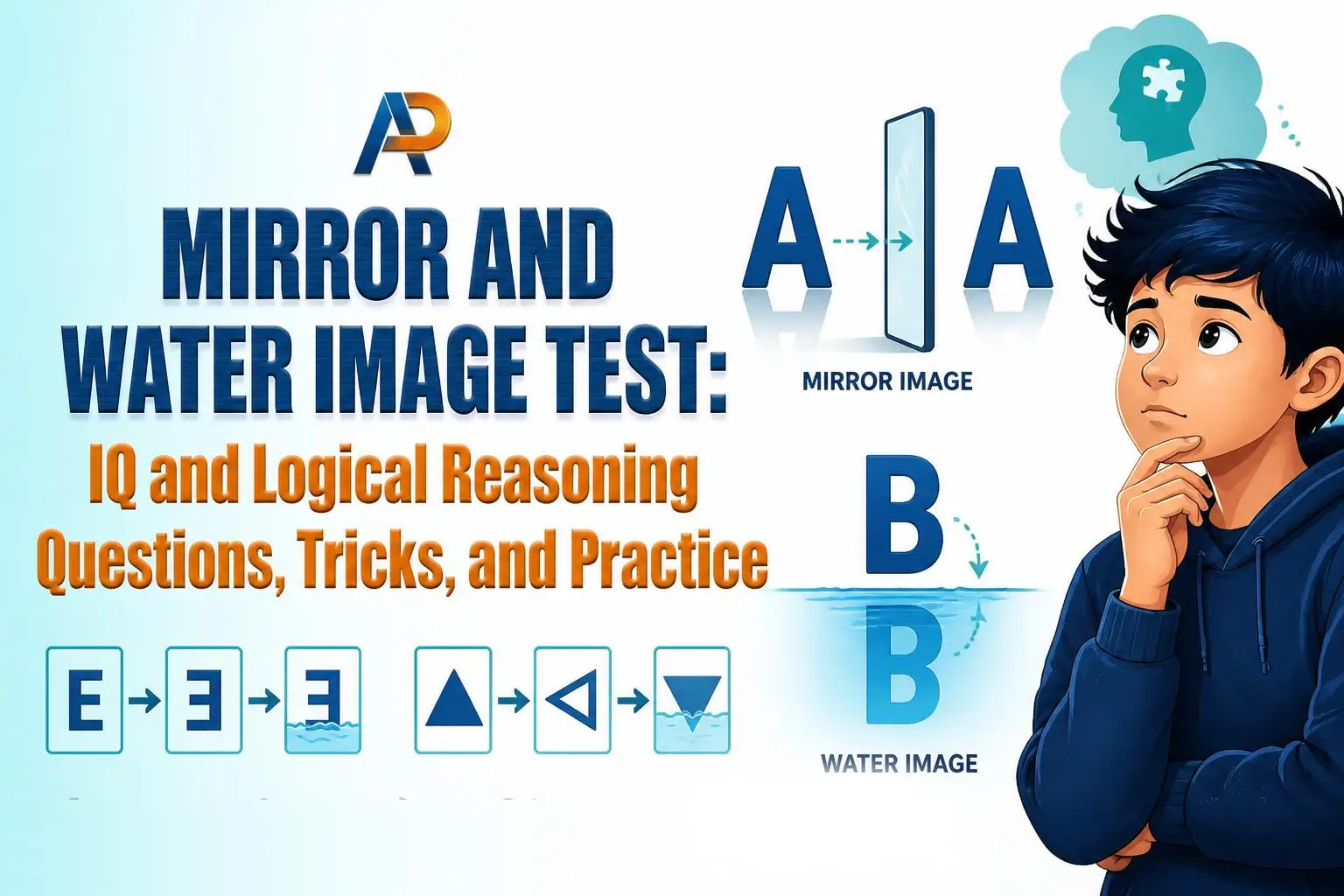 Mirror and Water Image Test: IQ and Logical Reasoning Questions, Tricks, and Practice
