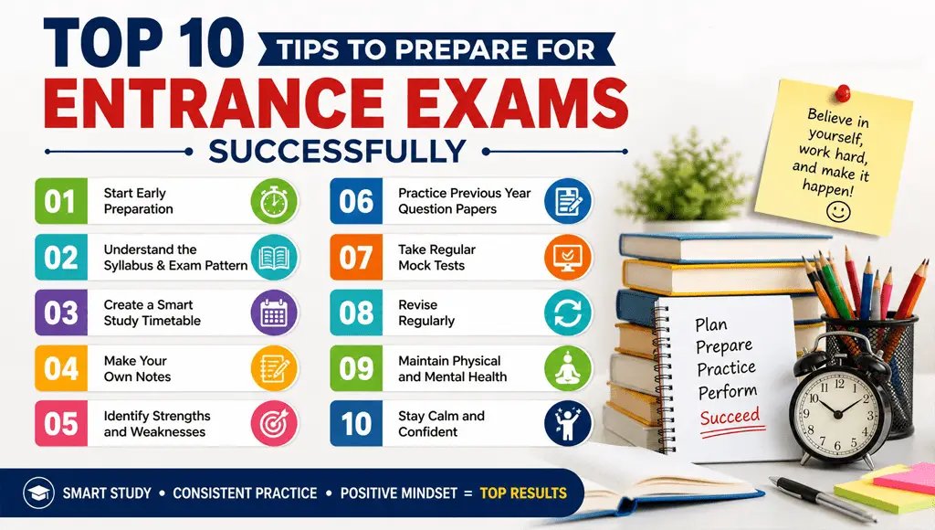Tips to Prepare for Entrance Exams