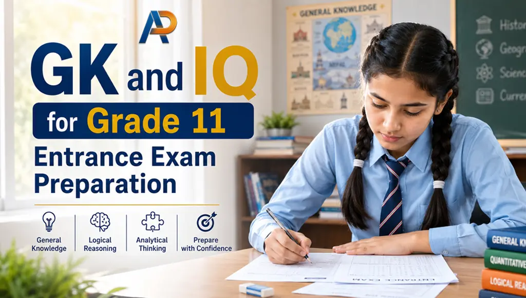 GK and IQ for Grade 11 Entrance Exam Preparation GK and IQ for Grade 11 Entrance Exam