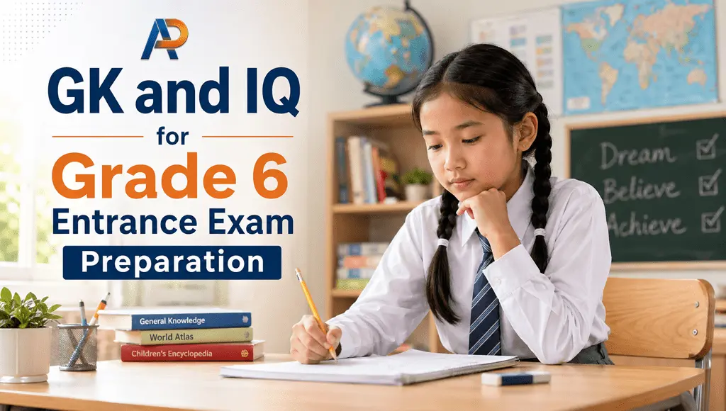 GK and IQ for Grade 6 Entrance Exam Preparation GK and IQ for Grade 6 Entrance Exam