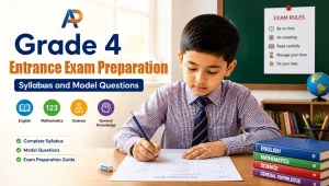 Grade 4 Entrance Exam Preparation: Syllabus and Model Questions