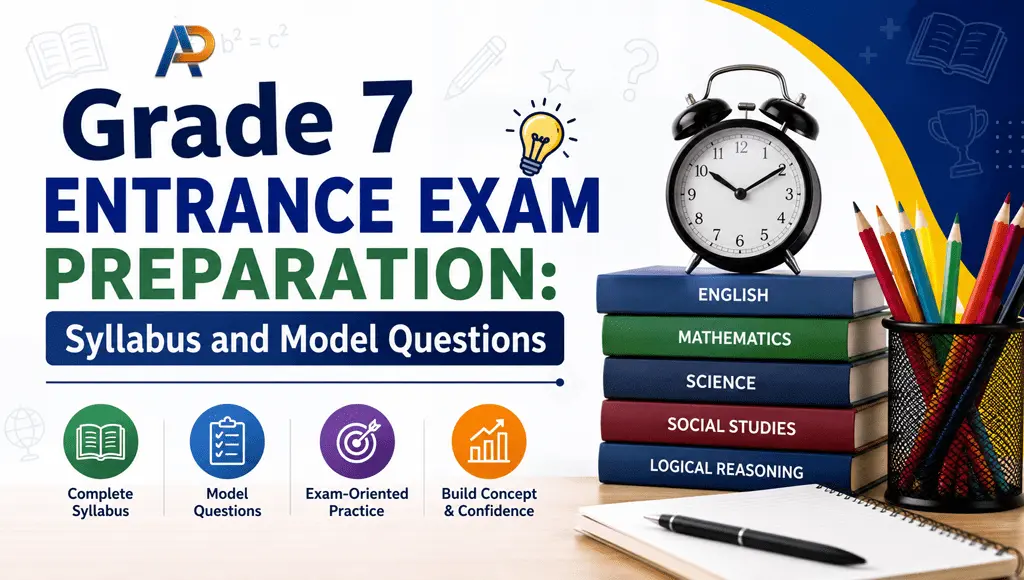 Grade 7 Entrance Exam Preparation: Syllabus and Model Questions Grade 7 Entrance Exam Preparation