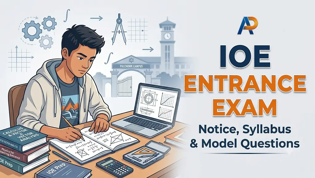 Private: Institute of Engineering (IOE) Entrance Exam 2083: Notice, Syllabus & Model Questions