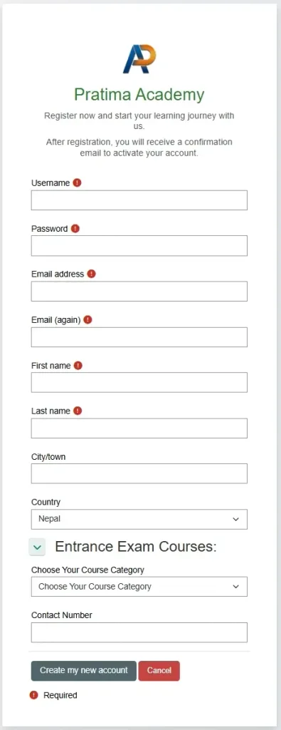 Pratima Academy User Guide: Sign Up, Enroll & Start Learning Pratima Academy Signup